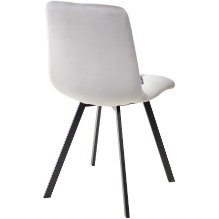Стул CHILLI SQUARE BLUVEL-03 LIGHT GREY, велюр М-City 