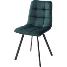 Стул CHILLI SQUARE BLUVEL-78 GREEN, велюр М-City
