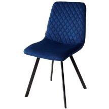 Стул DAIQUIRI BLUVEL-86 NAVY BLUE, велюр М-City