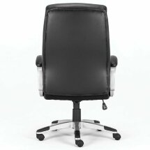 Кресло офисное BRABIX PREMIUM &quot;Grand EX-501&quot;, рециклированная кожа, черное, 531950
