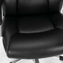 Кресло офисное BRABIX PREMIUM &quot;Grand EX-501&quot;, рециклированная кожа, черное, 531950