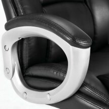 Кресло офисное BRABIX PREMIUM &quot;Grand EX-501&quot;, рециклированная кожа, черное, 531950