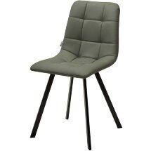 Стул CHILLI-Q SQUARE Oracul 695 Зеленый, экокожа PU / черный каркас, М-City