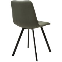 Стул CHILLI-Q SQUARE Oracul 695 Зеленый, экокожа PU / черный каркас, М-City