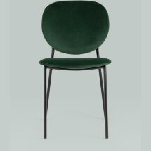 Стул Stool Group для кухни Стенли велюр зелёный металлические ножки
