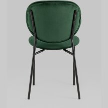 Стул Stool Group для кухни Стенли велюр зелёный металлические ножки