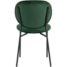 Стул Stool Group для кухни Стенли велюр зелёный металлические ножки