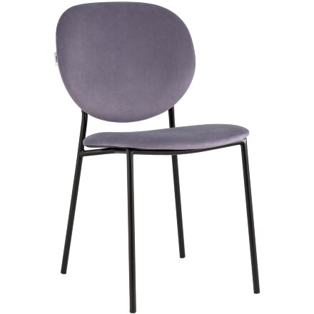 Стул Stool Group для кухни Стенли велюр пыльно-сиреневый металлические ножки 