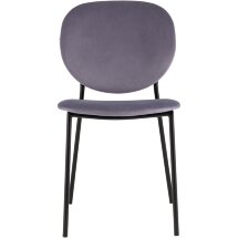 Стул Stool Group для кухни Стенли велюр пыльно-сиреневый металлические ножки