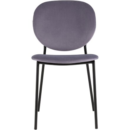 Стул Stool Group для кухни Стенли велюр пыльно-сиреневый металлические ножки 