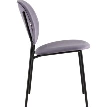 Стул Stool Group для кухни Стенли велюр пыльно-сиреневый металлические ножки