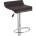 Стул барный Stool Group Хай-Тек коричневый, хром, газ-лифт, экокожа 