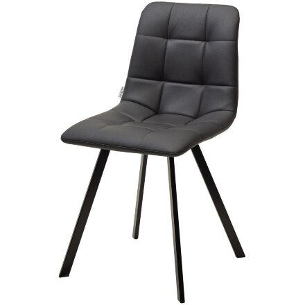 Стул CHILLI-Q SQUARE Oracul 998 Черный, экокожа PU / черный каркас, М-City 