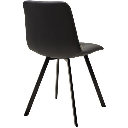 Стул CHILLI-Q SQUARE Oracul 998 Черный, экокожа PU / черный каркас, М-City 
