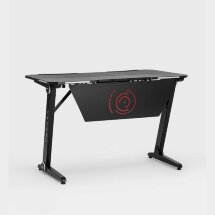 Стол геймерский Stool Group компьютерный игровой для геймеров TopChairs Space LED черный