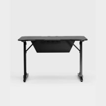 Стол геймерский Stool Group компьютерный игровой для геймеров TopChairs Space LED черный