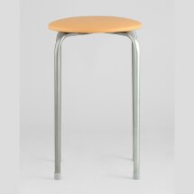 Табурет Stool Group Оранж мягкий  сахара, стальной каркас, сидение поролон, обивка кожзаменитель