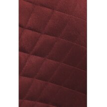 Стул на металлокаркасе Dabl wine red / gold