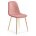 Стул на металлокаркасе Dabl pink / gold 