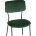Стул Stool Group для кухни Бандо велюр зелёный черные ножки из металла 