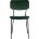 Стул Stool Group для кухни Бандо велюр зелёный черные ножки из металла 