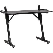 Стол геймерский Stool Group компьютерный игровой для геймеров TopChairs Storm LED черный