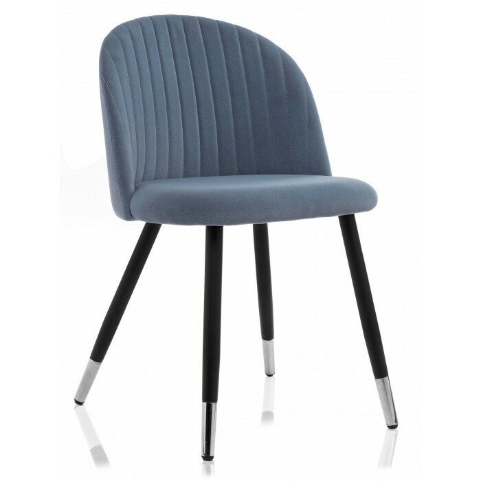 Стул на металлокаркасе Gabi blue / black Стул на металлокаркасе Gabi blue / black