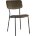 Стул Stool Group для кухни Бандо велюр коричневый черные ножки из металла 