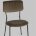 Стул Stool Group для кухни Бандо велюр коричневый черные ножки из металла 
