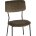 Стул Stool Group для кухни Бандо велюр коричневый черные ножки из металла 
