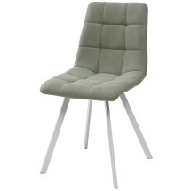 Стул CHILLI SQUARE UF860-11B мятный, ткань/ белый каркас М-City
