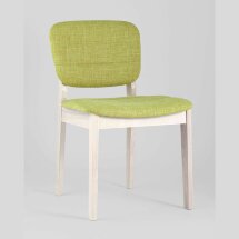 Комплект из двух стульев Stool Group FROST салатовый обеденный деревянный массив гевеи цвет беленый дуб