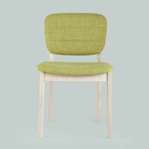 Комплект из двух стульев Stool Group FROST салатовый обеденный деревянный массив гевеи цвет беленый дуб