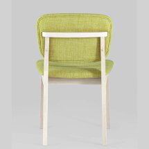 Комплект из двух стульев Stool Group FROST салатовый обеденный деревянный массив гевеи цвет беленый дуб