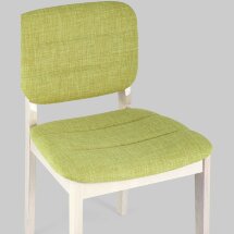 Комплект из двух стульев Stool Group FROST салатовый обеденный деревянный массив гевеи цвет беленый дуб