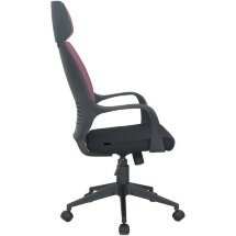 Кресло офисное BRABIX PREMIUM &quot;Galaxy EX-519&quot;, ткань, черное/терракотовое, 531570