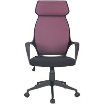 Кресло офисное BRABIX PREMIUM &quot;Galaxy EX-519&quot;, ткань, черное/терракотовое, 531570