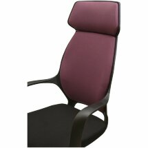 Кресло офисное BRABIX PREMIUM &quot;Galaxy EX-519&quot;, ткань, черное/терракотовое, 531570