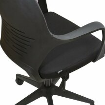 Кресло офисное BRABIX PREMIUM &quot;Galaxy EX-519&quot;, ткань, черное/терракотовое, 531570