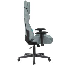 Кресло игровое Бюрократ VIKING KNIGHT LT28 FABRIC серо-голубой