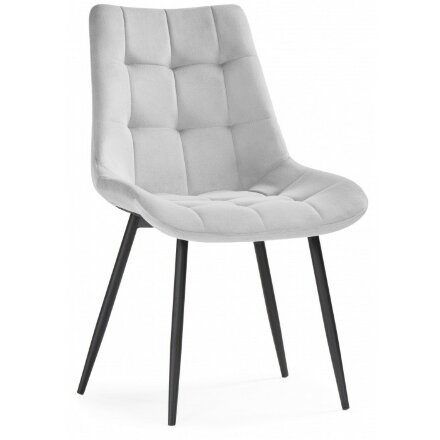 Стул на металлокаркасе Sidra gray / black 