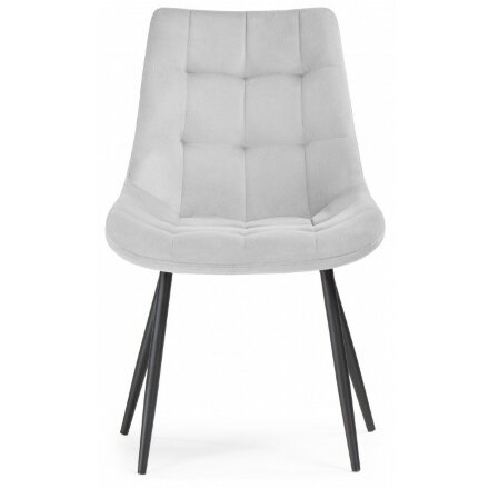 Стул на металлокаркасе Sidra gray / black 