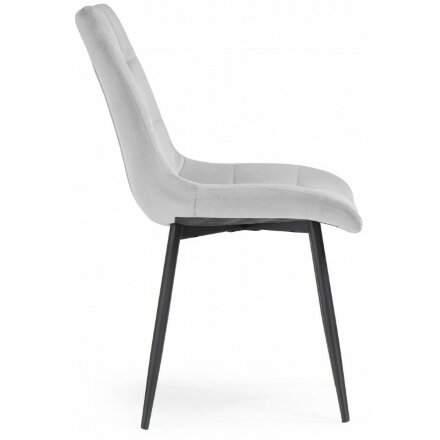 Стул на металлокаркасе Sidra gray / black 