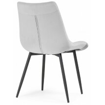 Стул на металлокаркасе Sidra gray / black