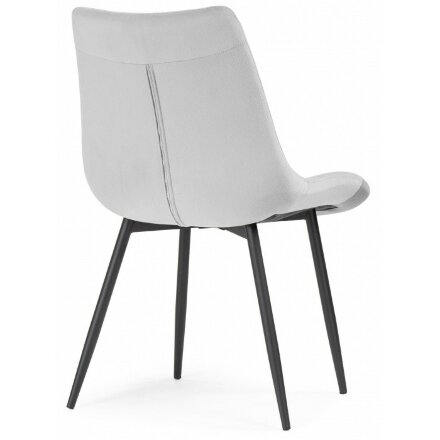 Стул на металлокаркасе Sidra gray / black 