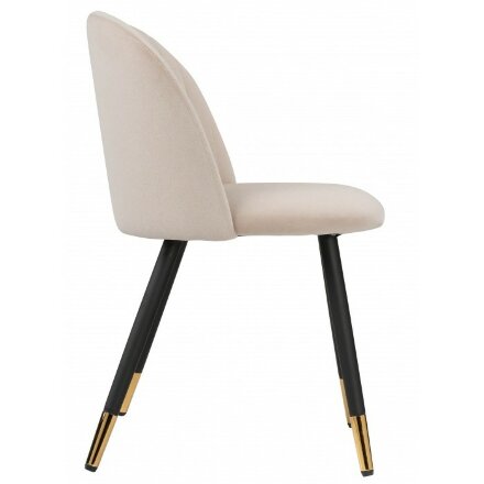 Стул на металлокаркасе Gabi beige / black / gold 