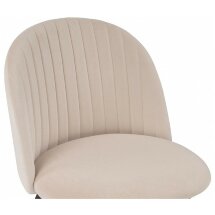Стул на металлокаркасе Gabi beige / black / gold