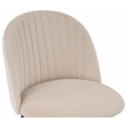 Стул на металлокаркасе Gabi beige / black / gold 