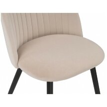 Стул на металлокаркасе Gabi beige / black / gold