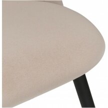 Стул на металлокаркасе Gabi beige / black / gold
